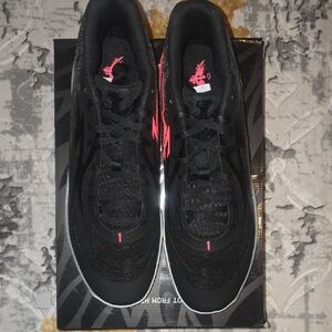 New Puma Black and Sunset Glow Sneakers